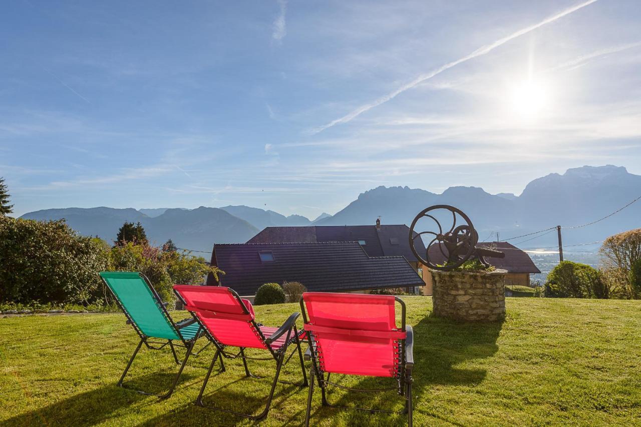 St Jorioz- Cosy Chalet Vue Lac Et Montagnes - Lla Selections By Location Lac Annecy Saint-Jorioz Exteriör bild